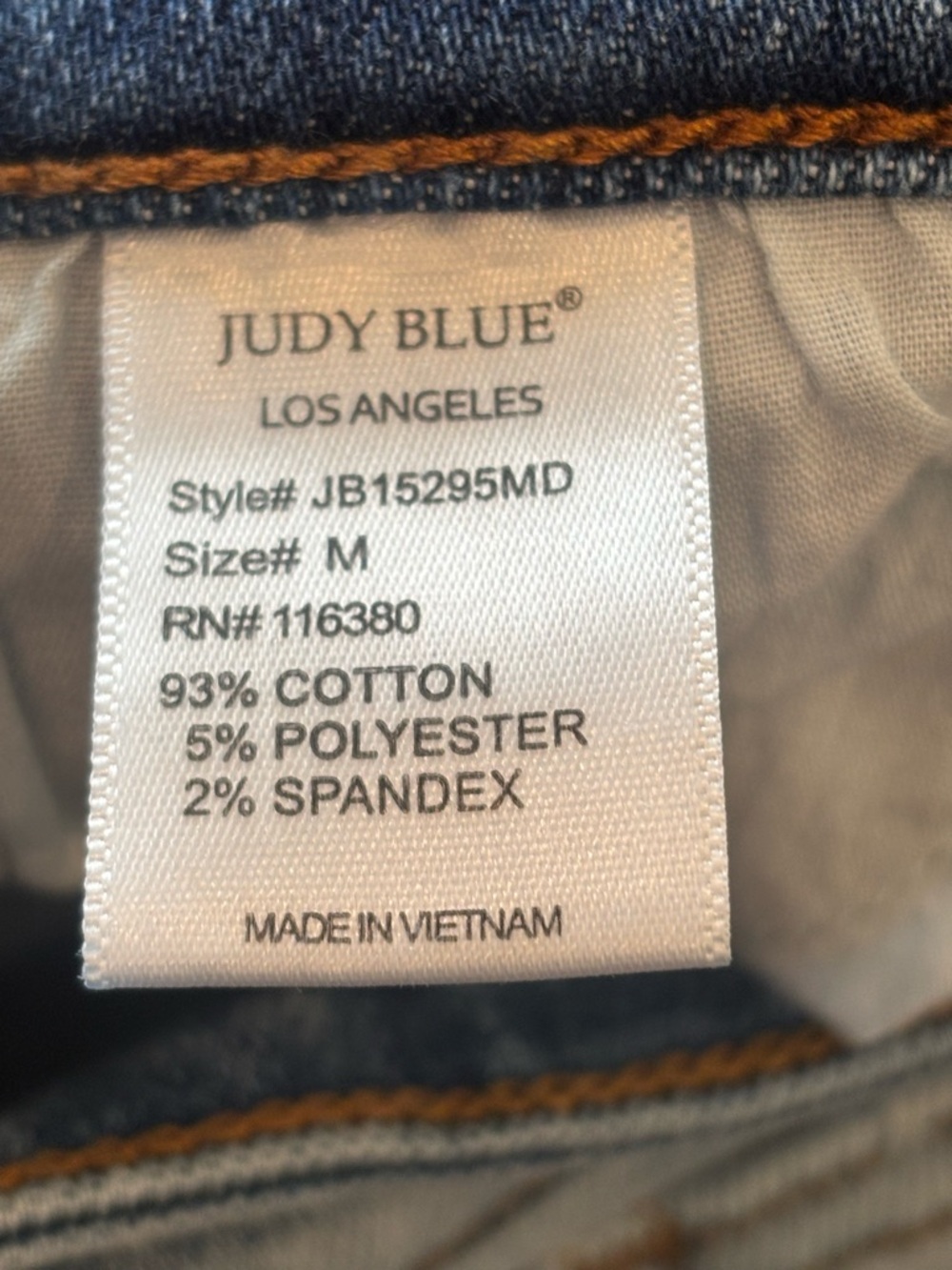 Judy Blue Faded Light Blue Denim Jean  Shorts - Picture 6 of 11